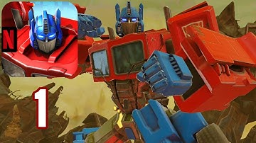 TRANSFORMERS Forged to Fight - Part 1 - Gameplay Walkthrough - Act 1 Ch 1 Collision (Android,iOS)