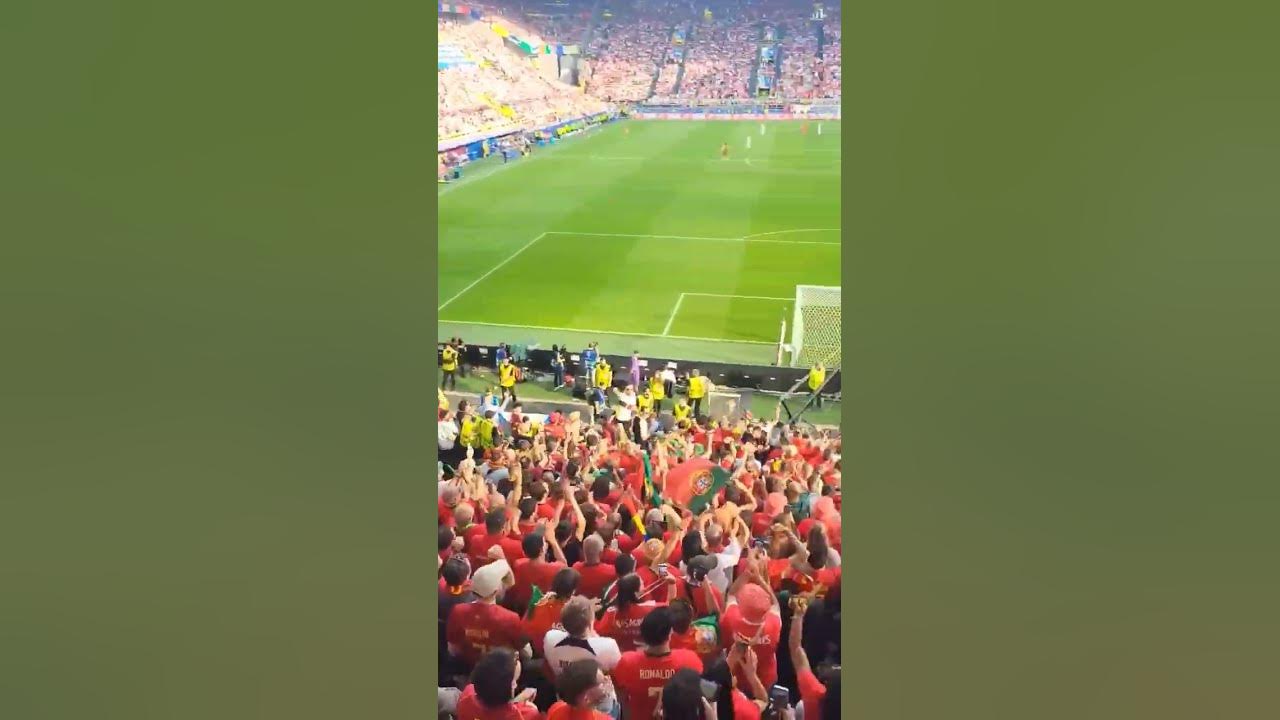 Portuguese fans shined in Dortmund tonight against Turkiye.