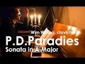 Pdparadies  sonata in a major  wim winters clavichord