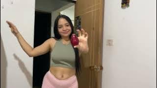 Keni shows the fruit she likes the most