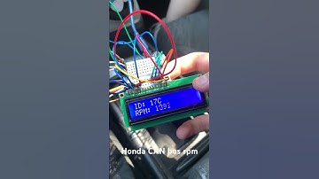 Using can bus to read rpm Honda