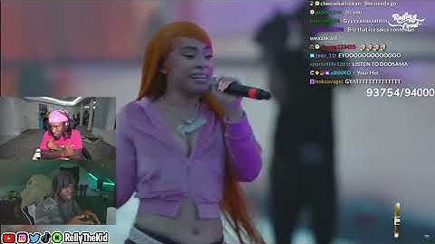 Kai Cenat Reacts To Ice Spice @ Rolling Loud Miami 2023 [FULL SET] | RellyTheKid REACTION