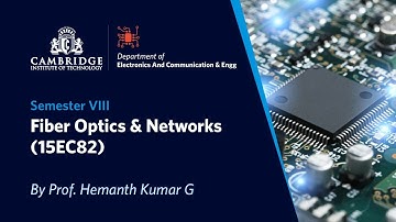 15EC82 FIBER OPTICS AND NETWORKS