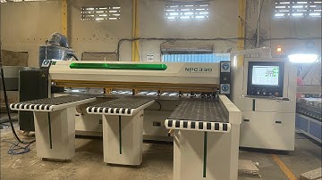 Nanxing woodworking machinery npc 330 computer panel saw