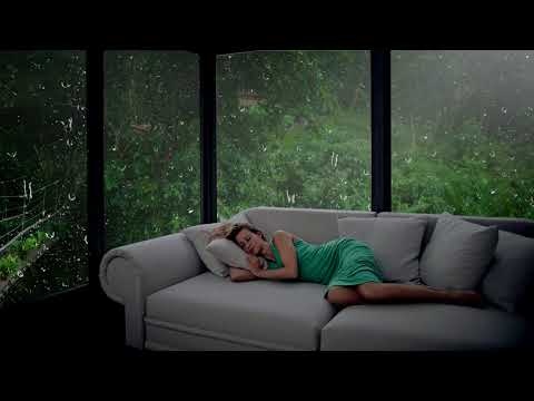 Vá Dormir com Barulho de Chuva e Trovoadas - Som de Chuva para Dormir e Relaxar