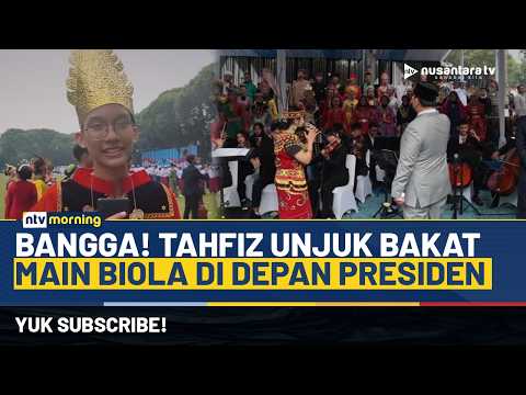 Bikin Bangga! Siswa SMKN 2 Cibinong Main Biola di Hadapan Presiden Prabowo | NTV MORNING
