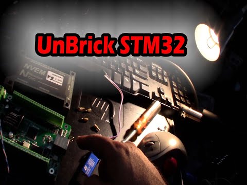 Unbrick STM32 Arm Processor using ST-Link CNC, 3D Printer, Novusun NVEM EC300 EC500 SKR Mach3