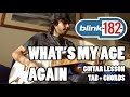 Blink-182 - What's My Age Again - Guitar Lesson with TAB and Chords