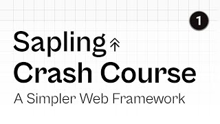 Sapling Crash Course #1 - Creating a new Sapling project