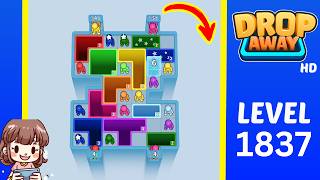 Drop Away Level 1837 Solution Walkthrough