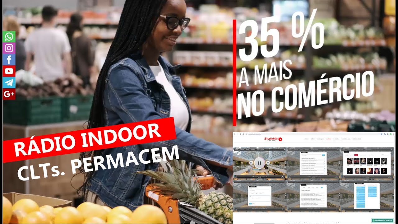Como funciona, Rádio para Supermercados, Lojas e Empresas ou Rádio