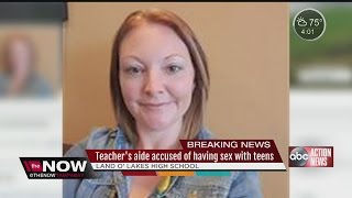 Pasco teacher's aid arrested for sex w/ students