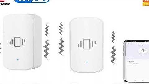Tuya WiFi/Zigbee Smart Vibration Sensor Home Security Protection Smartlife App Real-time Remote