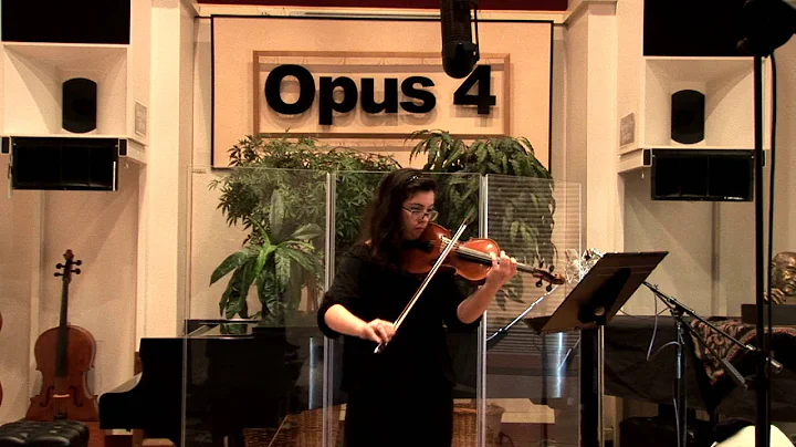 Opus 4 Studios: Mary Gwin, violin - Partita No. 2 ...
