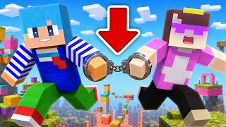 おかんと手錠で繋がれたままアスレチックしたらクリアできる？【まいくら / マインクラフト】