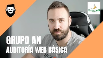 Auditoría Web Básica WPO 🔎  de Grupo AN Página web En WordPress
