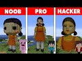 NOOB VS PRO VS HACKER Minecraft Pixel art✨Squid Game