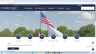 Columbia County Online Water Bill: Account Setup