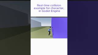 Real-time collision example for character, in Godot Engine #godot #godotengine