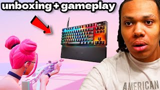 Unboxing the NEW Apex Pro Gen 3 + INSANE Fortnite Gameplay!