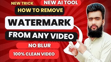 How to Remove Watermark from Video WITHOUT Blur | New Trick | Clean Video in 1 minute | 100% working