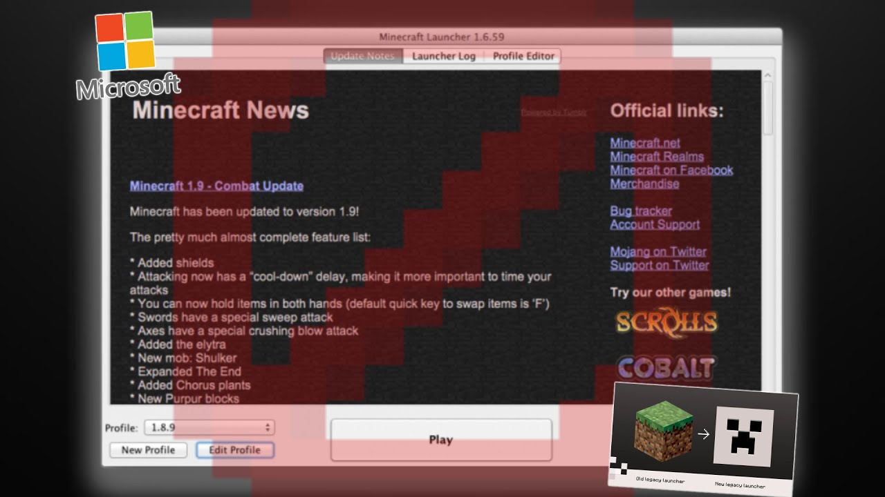 Original Minecraft launcher : r/nostalgia