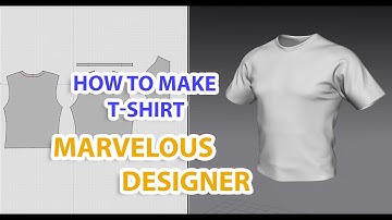 How to make T-shirt In MARVELOUS DESIGNER......... Tutorial in hindi