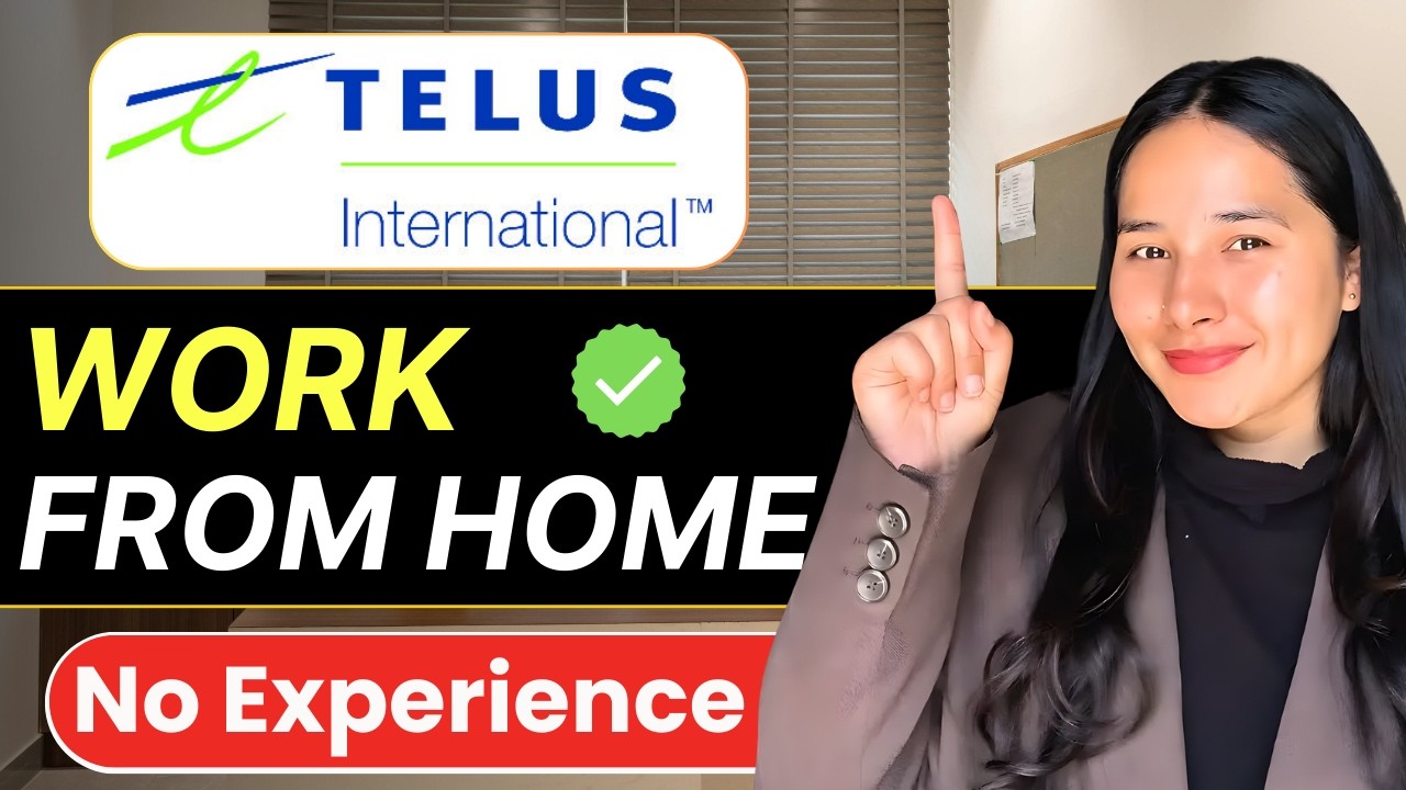 12th Pass? Best Part Time Job 2026 ✅ Telus International Hiring (Online Work from Home)