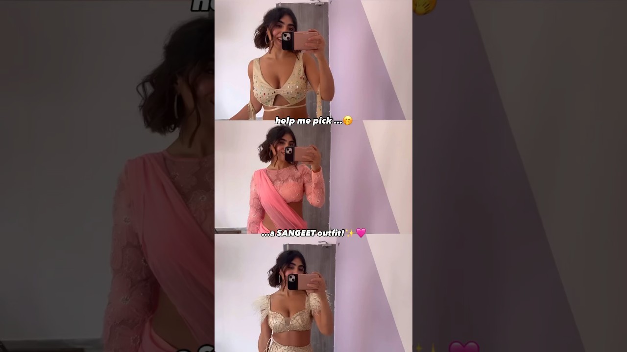 Help me pick a Sangeet Outift?🥰✨Lea Clothing Co.