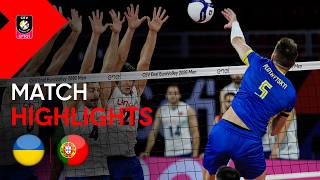 Highlights | Ukraine vs. Portugal | CEV Enel EuroVolley 2026 | Men