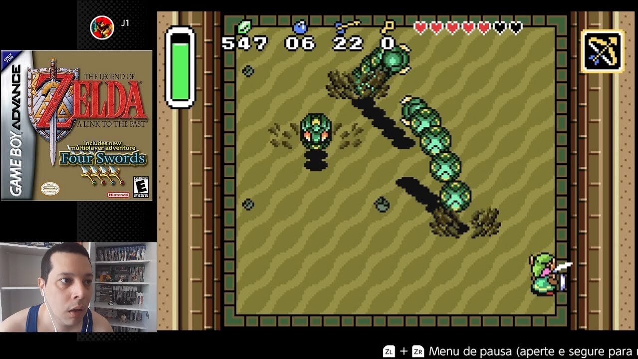 The Legend of Zelda A Link to The Past - Desert Palace Boss - Lanmolas
