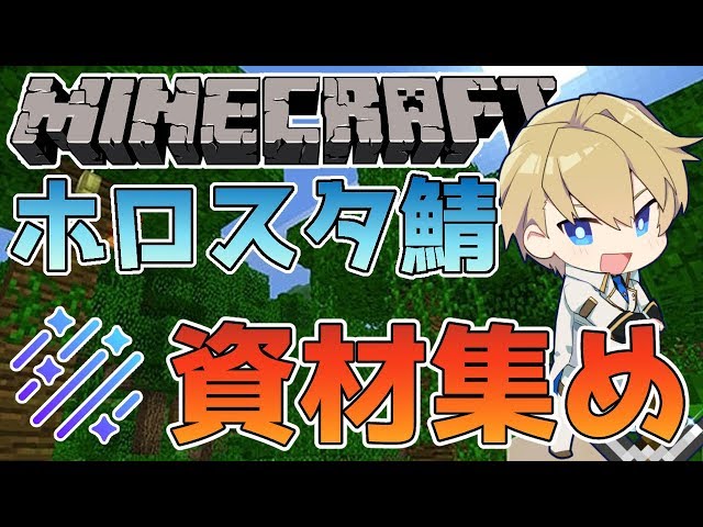 【マイクラホロスタ鯖】お昼に少し資材集め!!より豊かな村を目指したい。【岸堂天真/ホロスターズ】のサムネイル