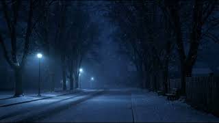 Winter Wind & Melancholic Piano ❄️🎹 Calming Music to Ease the Mind, Relieve Stress & Rest Peacefully