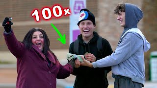 Asking Strangers For Money, and Giving 100x What They Give Me!