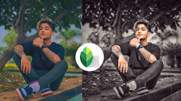 Snapseed Dark and Brown effect Photo editing tutorial | Snapseed Background colour change tricks