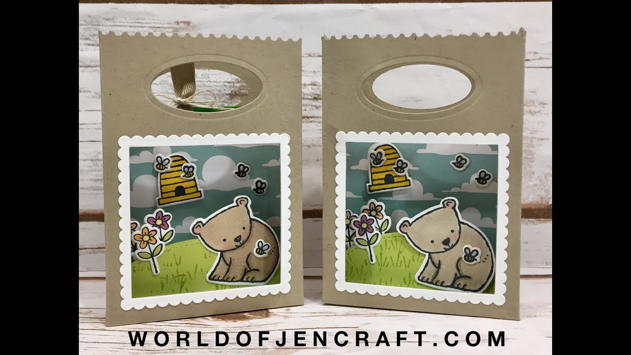 Stampin' Up! Shadow Box Gift Card Holder Tutorial YouTube