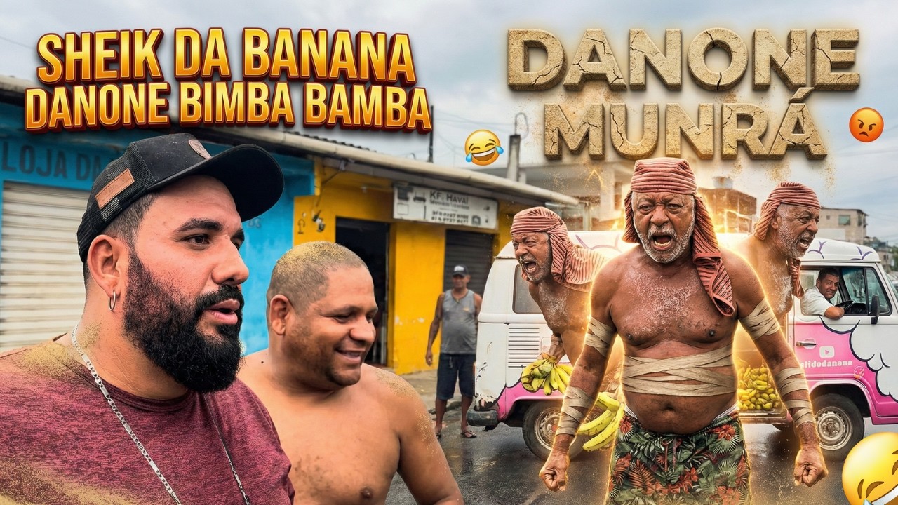 REI DO DANONE É MUNRÁ SHEIK DA BANANA OU PERNA DE INHAME? 😂 | REI DO DANONE