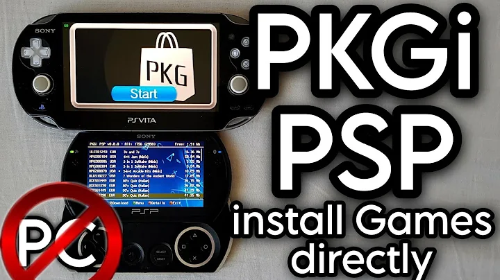 PKGi now on PSP | How to download games DIRECTLY to PSP ( No PC required )