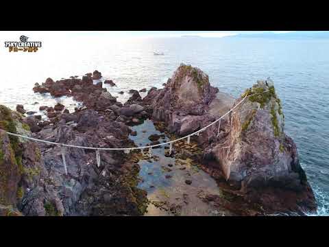 【真鶴 三ツ石海岸】ドローン空撮！日の出