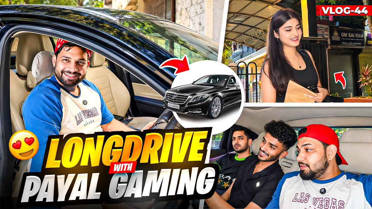 Long Drive With Payal Gaming #vlog #s8ul #funny 