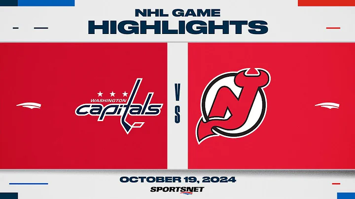 NHL Highlights | Capitals vs. Devils - October 19, 2024