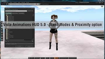 Vista Animations HUD 5.0 - Stand Modes & Proximity option (Second Life)