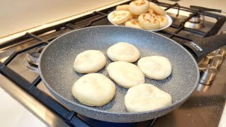 NIENTE FORNO! un po di farina e kefir e non compri piu il pane / pane in padella senza forno