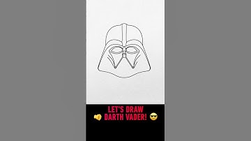How to Draw Darth Vader | Star Wars