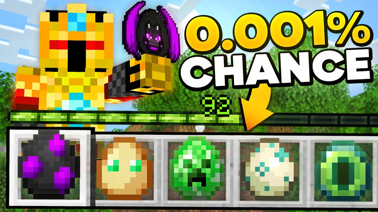 How I Collected Every RARE EGG In This Minecraft SMP