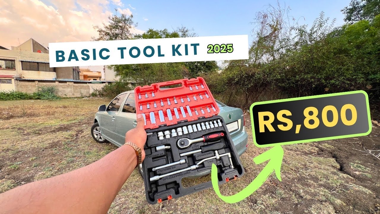 Basic Toolkit Automatic Basic Toolkit in just ₹800 | Every Car & Bike enthusiast Must have😌 ...