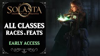 Solasta Crown of the Magister: All Classes, Races and Feats (Early Access)