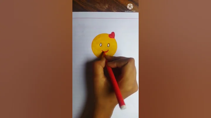 Smiling Face with #heart ❤ #shorts #artist #emoji