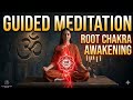 🕉️मूलाधार चक्र तुरंत जागृत करें 🔴बीज मंत्र “लं” की शक्तिशाली Guided Meditation,Fear &amp;Anxiety Healing