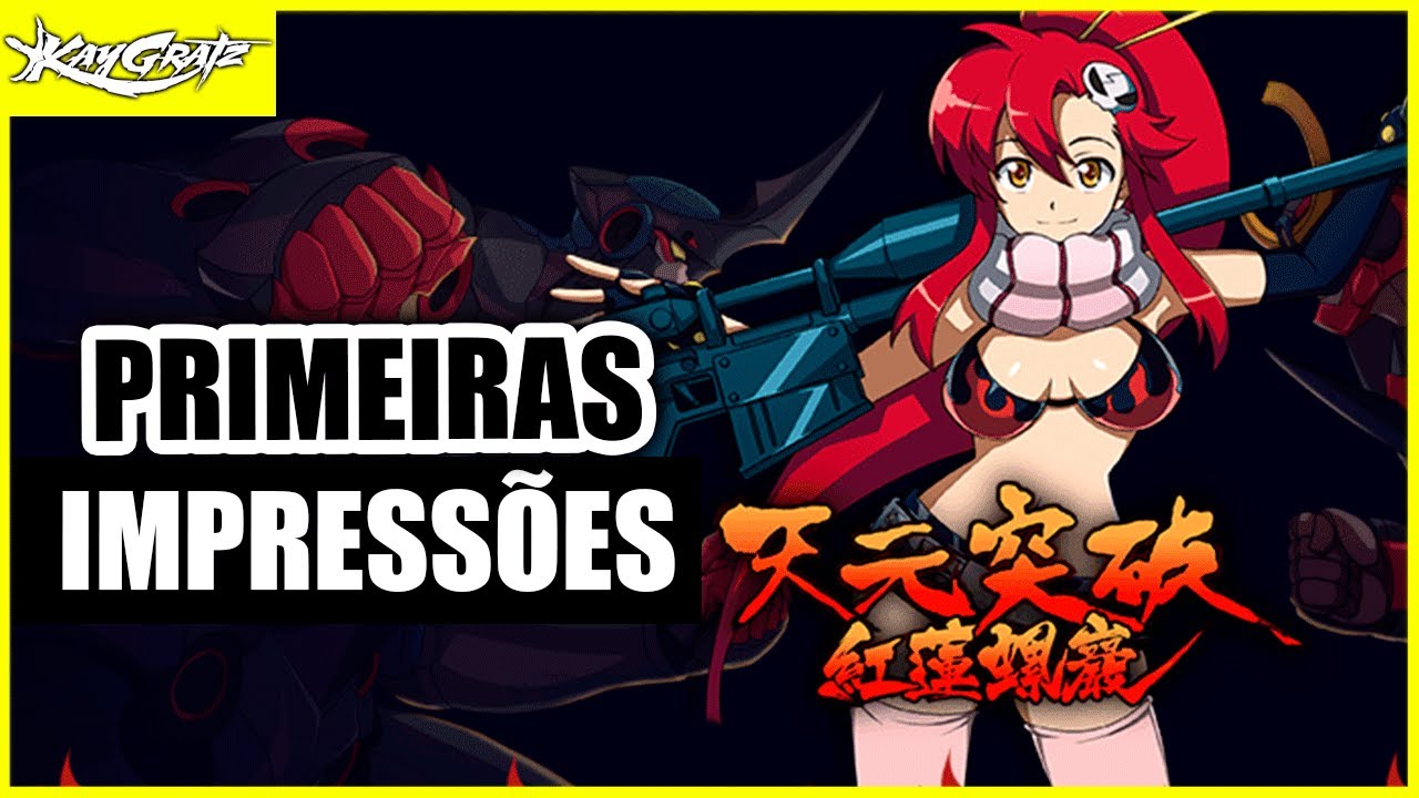 ⭐LANÇOU O NOVO RPG DE TURNO DO ANIME TENGEN TOPPA GURREN LAGANN